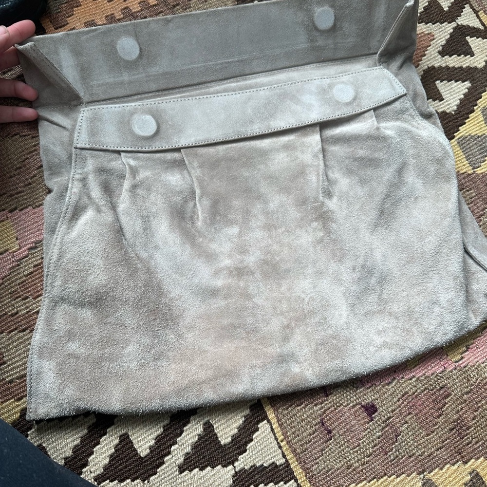 Maison Martin Margiela Cream oversized Clutch real leather - Picture 3 of 9